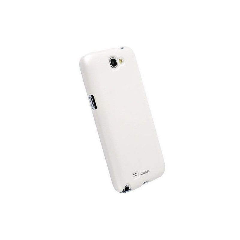 Coque Rigide Extra Fine Krusell ColorCover pour Samsung Galaxy Note 2 - Blanc Métallique