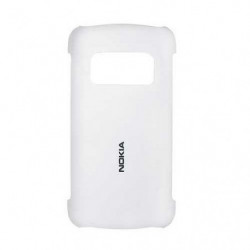 Coque Rigide d'Origine touché gomme pour Nokia C6-01 - Blanc