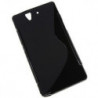 Coque Semi-Rigide en TPU - Design S-Case pour Sony Xperia Z - Noir