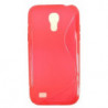 Coque Semi-Rigide en TPU - Design S-Case pour Samsung Galaxy S4 Active - Rouge