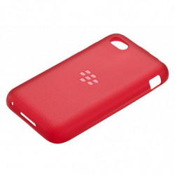 Coque d'Origine Semi-Rigide Soft Shell pour Blackberry Q5 - Rouge