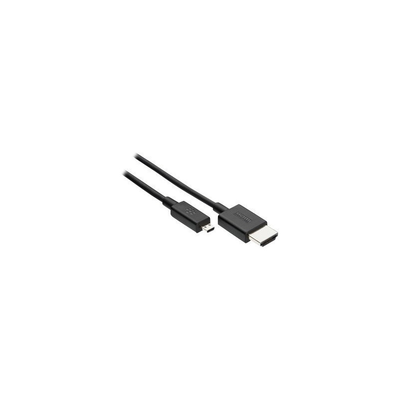 Câble d'Origine BlackBerry micro-HDMI - HDMI - Noir