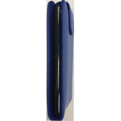 Housse Étui rigide à Rabat avec Languette aimantée pour Samsung Galaxy S4 - Bleu