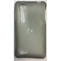 Coque Semi-Rigide en TPU - Design S-Case pour LG Optimus 3D P920 - Transparent