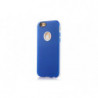 Coque Semi-Rigide pour Apple iPhone 6 Plus/6S Plus - Transparent et Contour Bleu