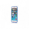 Coque Semi-Rigide pour Apple iPhone 6 Plus/6S Plus - Transparent et Contour Bleu