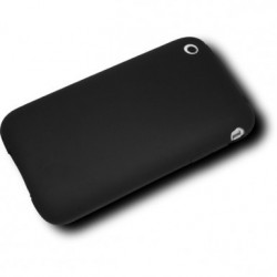 Coque Rigide Soft Touch Touché Gomme pour Apple iPhone 3G/3GS - Noir