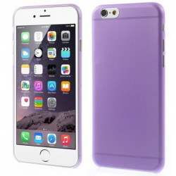 Coque Semi-Rigide pour Apple iPhone 6/6S - Violet Translucide