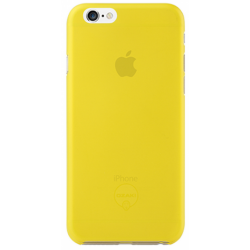 Coque Semi-Rigide pour Apple iPhone 6/6S - Jaune Translucide