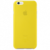 Coque Semi-Rigide pour Apple iPhone 6/6S - Jaune Translucide