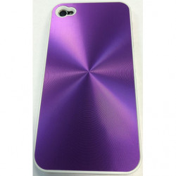 Coque Rigide touché aluminium pour Apple iPhone 4/4S - Violet