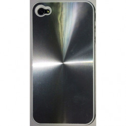 Coque Rigide touché aluminium pour Apple iPhone 4/4S - Argent