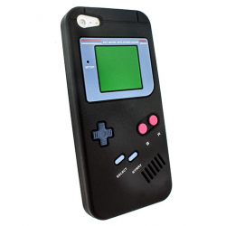 Coque Souple Motif Game boy en silicone pour Apple iPhone 5C - Noir
