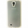 Coque Semi-Rigide pour Samsung Galaxy S4 - Transparent et contour Blanc