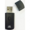 Clé USB Bluetooth mini adaptateur Dongle V2.0 - Noir