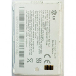Batterie 800 mAh d'Origine LG LGLP-GANM pour KG800 Chocolate - Blanc