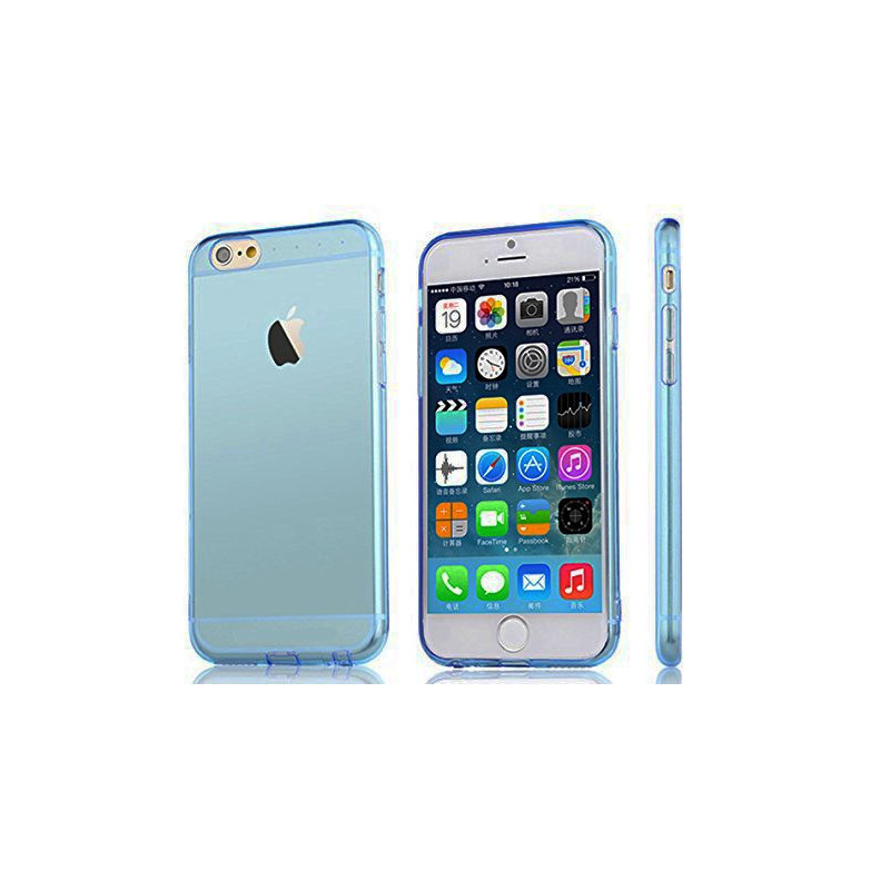 Coque Ultra Fine 0.3mm En Gel TPU pour Apple iPhone 6/6S - Bleu