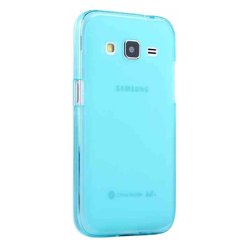 Coque Ultra Fine 0.3mm En Gel TPU pour Samsung Galaxy Core Prime - Bleu
