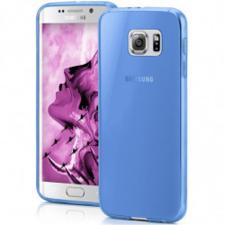 Coque Ultra Fine 0.3mm En Gel TPU pour Samsung Galaxy S6 Edge - Bleu