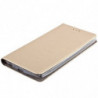 Housse Etui Folio Série Smart Magnet pour Sony Xperia E5 - Or