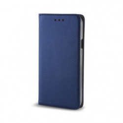 Housse Etui Folio Série Smart Magnet pour LG K10 - Bleu