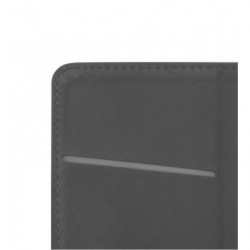 Housse Etui Folio Série Smart Magnet pour LG K8 - Gris