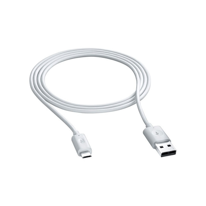 Câble Data et Charge microUSB vers USB d'Origine Nokia CA-190CD - Blanc