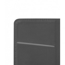 Housse Etui Folio Série Smart Magnet pour Huawei G8 - Argent