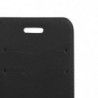 Housse Etui Folio Série Smart Fancy pour Apple iPhone 4/4S - Noir