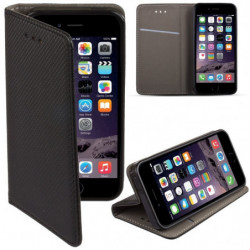 Housse Etui Folio Série Smart Magnet pour Apple iPhone 7/8 - Noir
