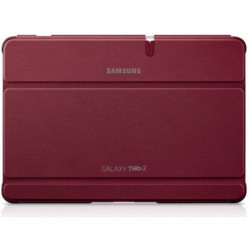 Etui avec Rabat et Fonction Support Book Cover d'origine Samsung pour Galaxy Tab 2 10.1 (P5100)/(P5110) - Bordeaux