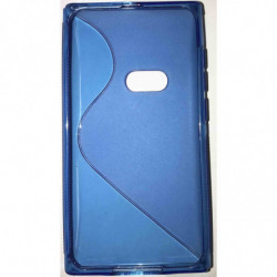 Coque Semi-Rigide en TPU - Design S-Case pour Nokia N9 - Bleu