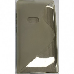 Coque Semi-Rigide en TPU - Design S-Case pour Nokia N9 - Transparent