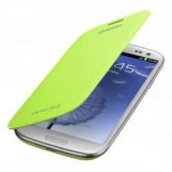 Etui Flip Cover d'Origine Samsung pour Galaxy S3 - Vert Pomme
