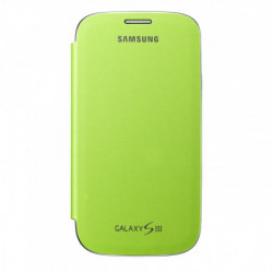 Etui Flip Cover d'Origine Samsung pour Galaxy S3 - Vert Pomme