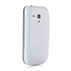 Etui KALAIDENG Flip Cover avec Rabat Latéral pour Samsung Galaxy S3 - Beige et Blanc