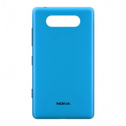 Coque Arrière de Remplacement avec Charge à Induction Norme Qi d'Origine Nokia pour Lumia 820 - Bleu
