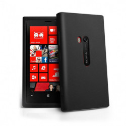 Coque d'Origine en Silicone Soft Cover pour Nokia Lumia 920 - Noir