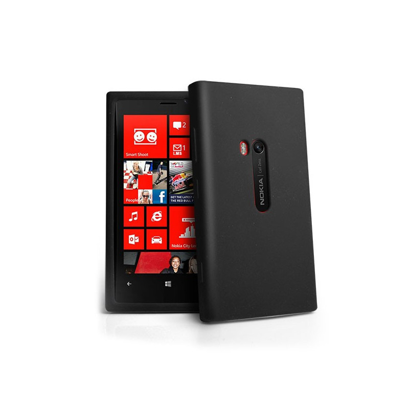 Coque d'Origine en Silicone Soft Cover pour Nokia Lumia 920 - Noir