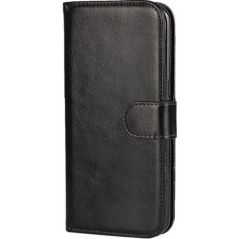 2 en 1 Housse Etui Folio + Coque Magnétique détachable avec rangements cartes pour Samsung Galaxy S7 - Noir