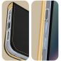 Housse Etui Folio Série Smart Fancy pour Apple iPhone 15 - Noir/Or