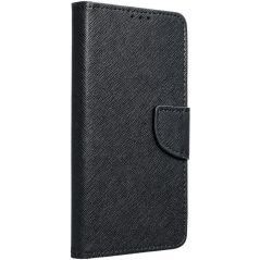 Housse Etui Folio Série Smart Fancy pour Samsung Galaxy J6 - Noir