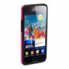 Bumper bicolore pour Samsung Galaxy S2 - Rose Fushia et Noir