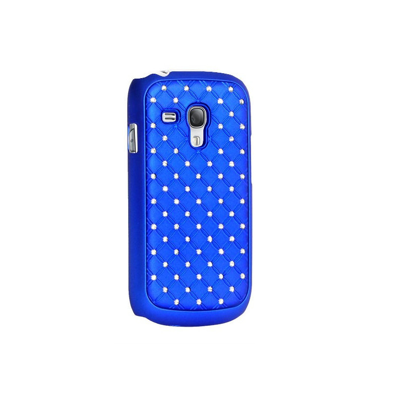 Coque Rigide mini Diamant pour Samsung Galaxy S3 mini - Bleu Roi