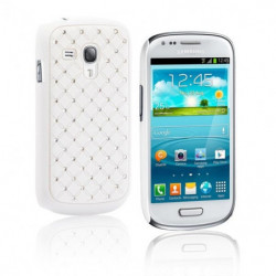 Coque Rigide mini Diamant pour Samsung Galaxy S3 mini - Blanc