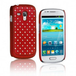 Coque Rigide mini Diamant pour Samsung Galaxy S3 mini - Rouge