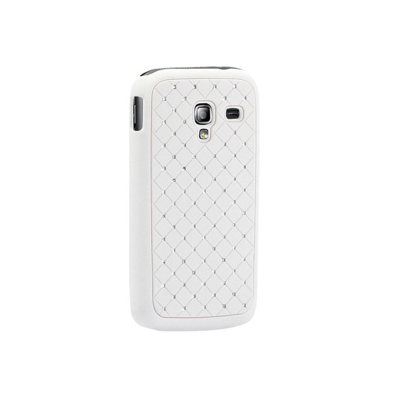 Coque Rigide mini Diamant pour Samsung Galaxy Ace 2 - Blanc