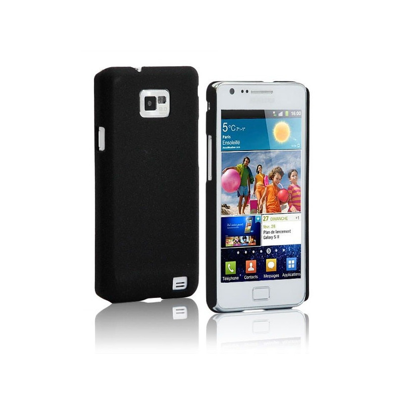 Coque Rigide Granite pour Samsung Galaxy S2 - Noir