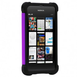 Coque Rigide COVER FUN pour Nokia N9 - Noir et Violet