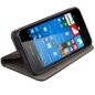 Housse Etui Folio Série Smart Magnet pour Microsoft Lumia 550 - Noir